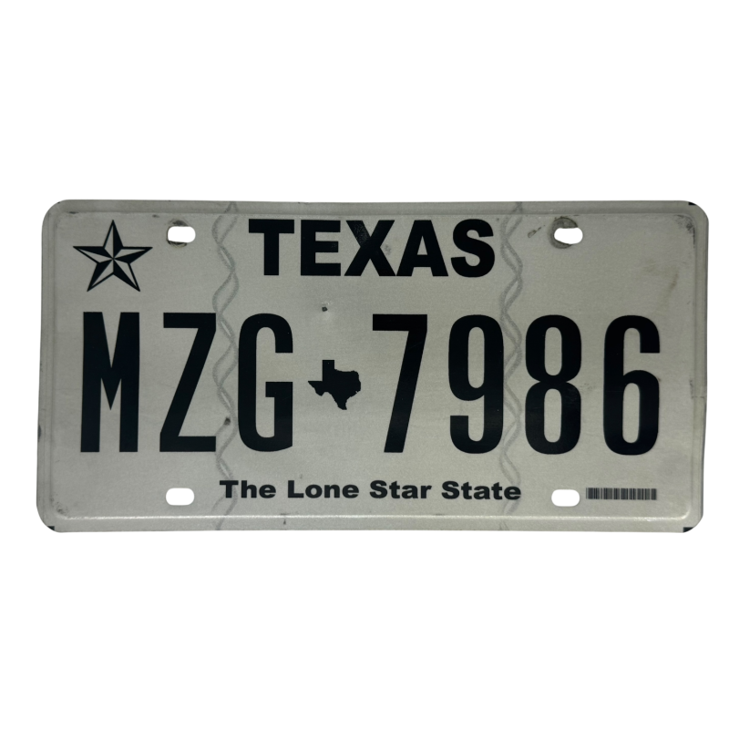 Placă de înmatriculare Texas