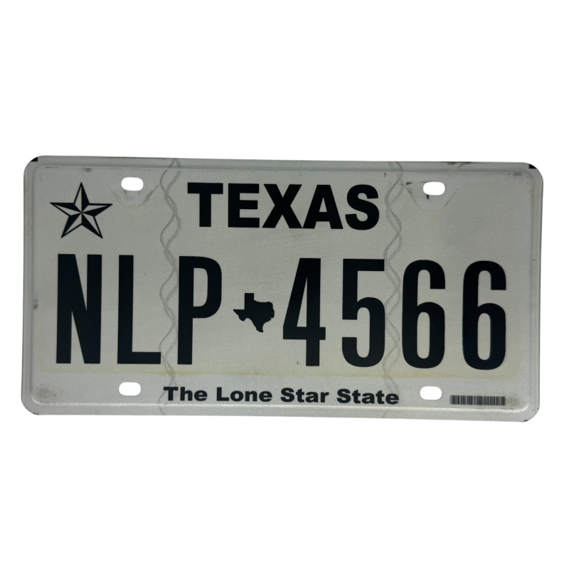 Placă de înmatriculare Texas