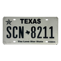 Placă de înmatriculare Texas