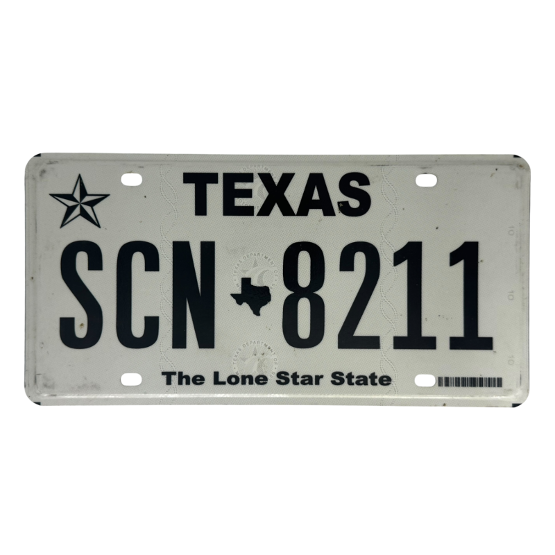 Placă de înmatriculare Texas