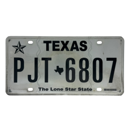 Placă de înmatriculare Texas