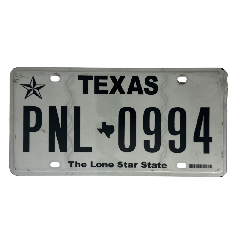 Placă de înmatriculare Texas