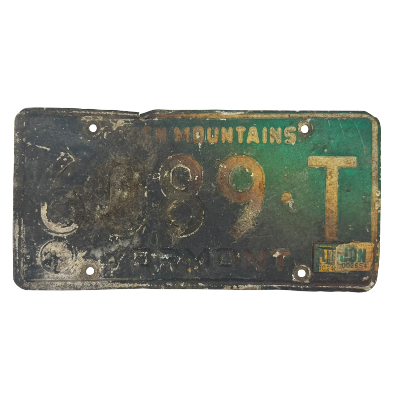 Placă de înmatriculare Vermont