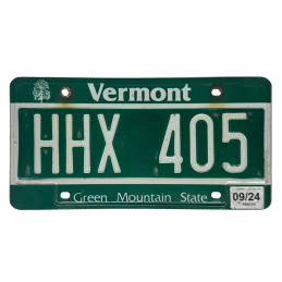 Placă de înmatriculare Vermont
