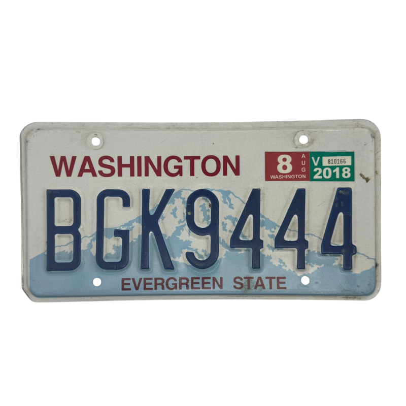 Placă de înmatriculare Washington Placă de înmatriculare Washington