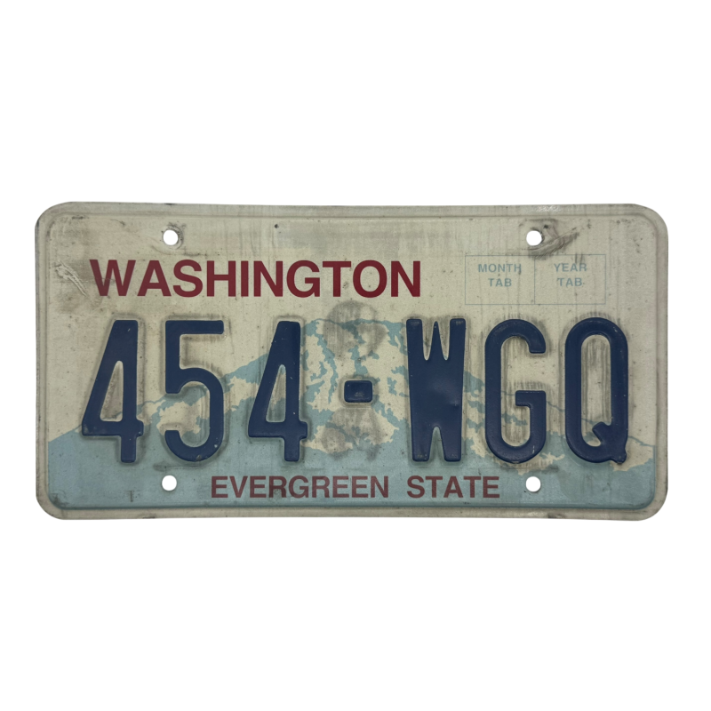 Placă de înmatriculare Washington