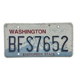 Placă de înmatriculare Washington