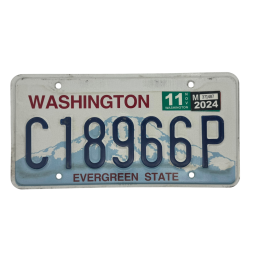 Placă de înmatriculare Washington