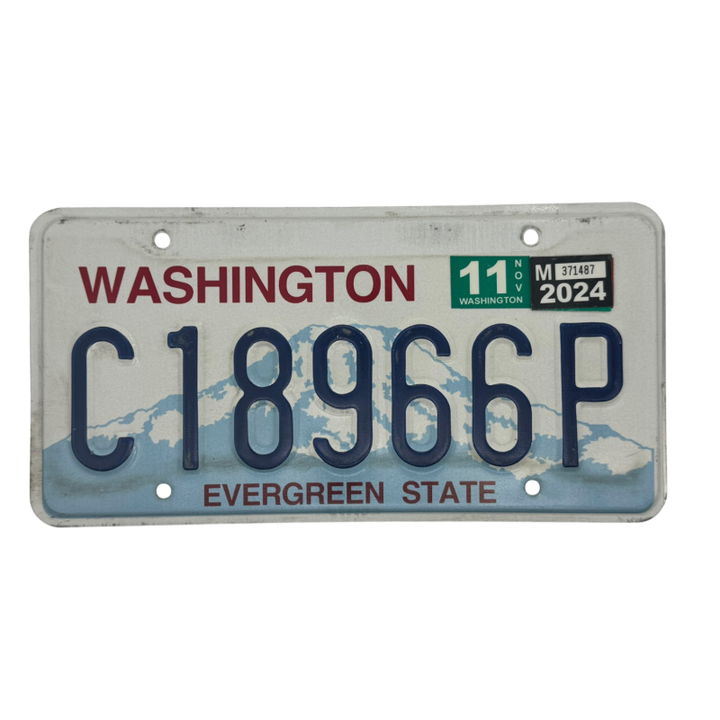 Placă de înmatriculare Washington