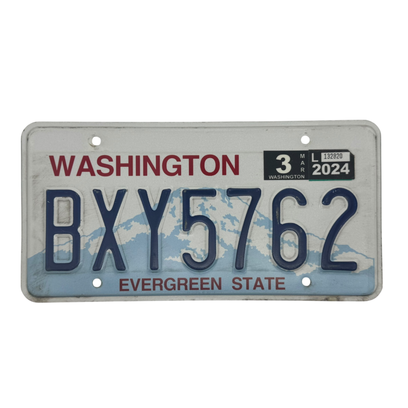 Placă de înmatriculare Washington