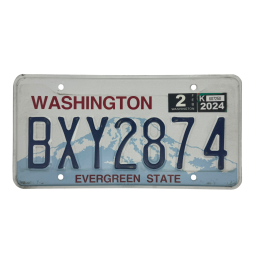 Placă de înmatriculare Washington