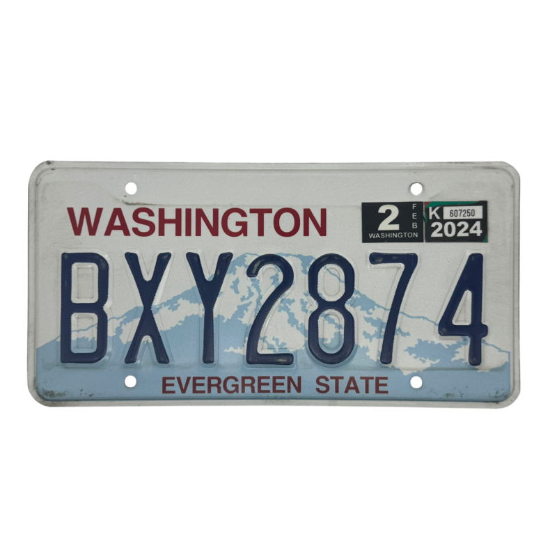 Placă de înmatriculare Washington
