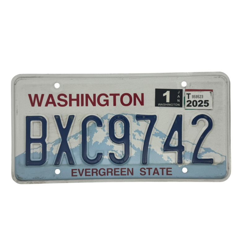 Placă de înmatriculare Washington