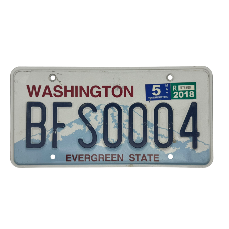 Placă de înmatriculare Washington