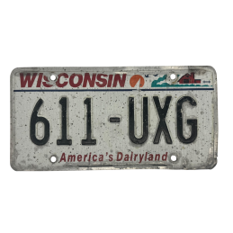 Placă de înmatriculare Wisconsin