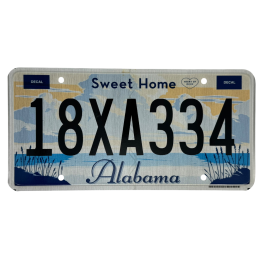 Placă de înmatriculare Alabama