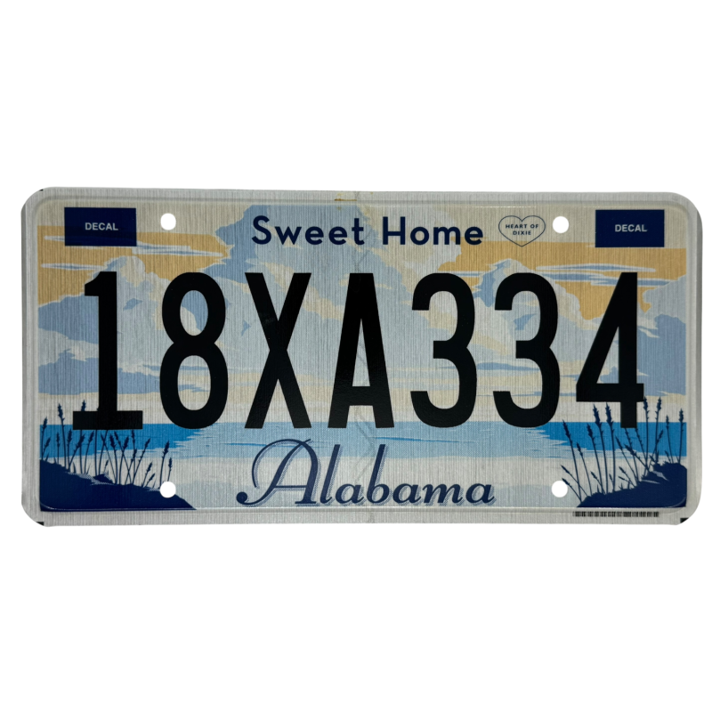 Placă de înmatriculare Alabama