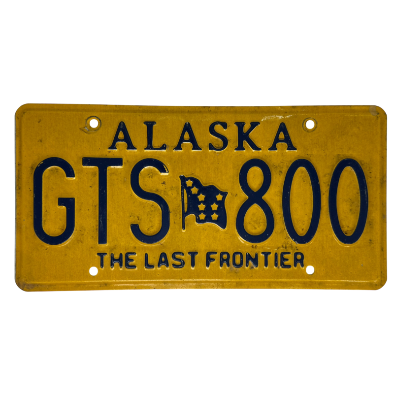 Placă de înmatriculare din Alaska