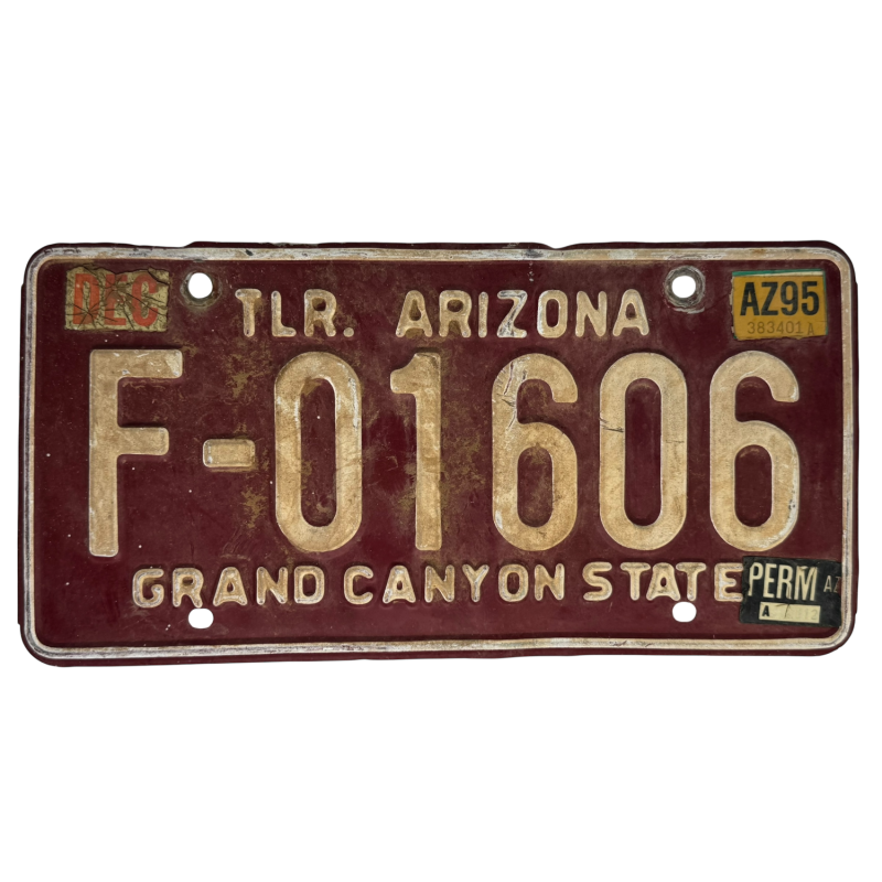 Placă de înmatriculare din Arizona