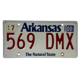Placă de înmatriculare din Arkansas
