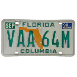 Placă de înmatriculare din Florida