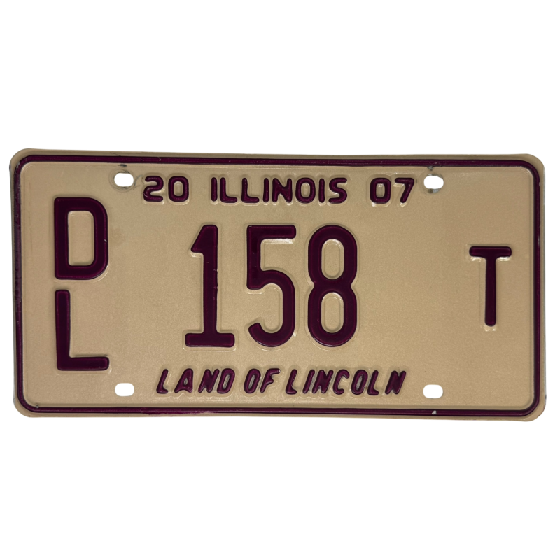 Placă de înmatriculare din Illinois
