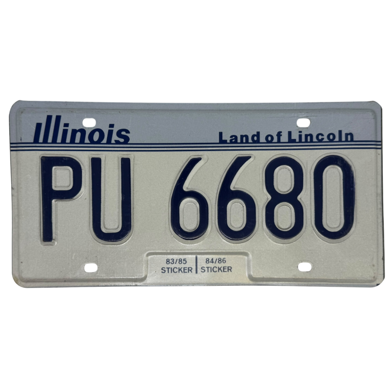 Placă de înmatriculare din Illinois