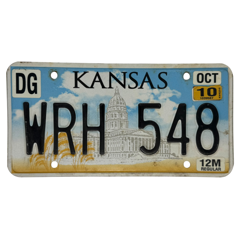 Placa de înmatriculare Kansas