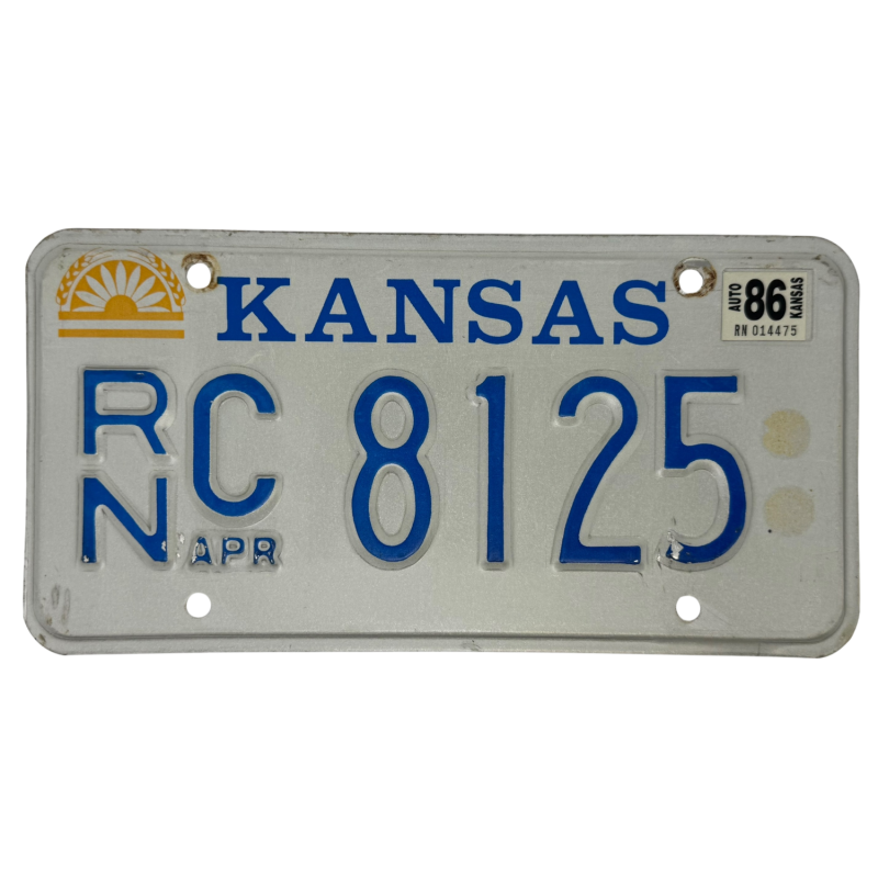 Placa de înmatriculare Kansas