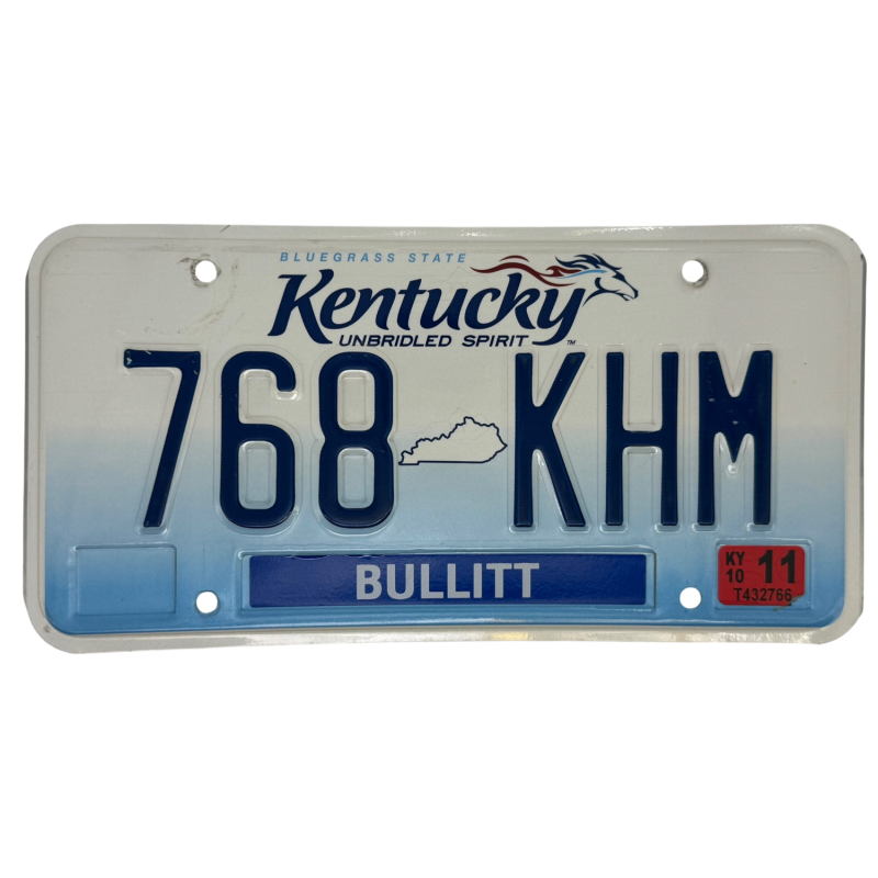 Placă de înmatriculare din Kentucky