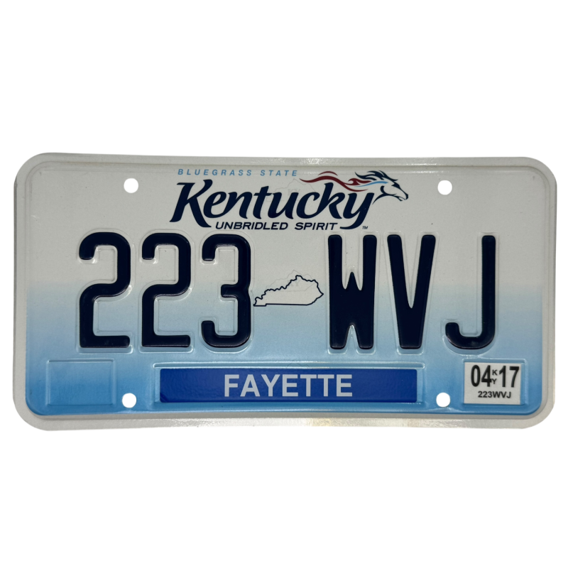 Placă de înmatriculare din Kentucky Placă de înmatriculare din Kentucky