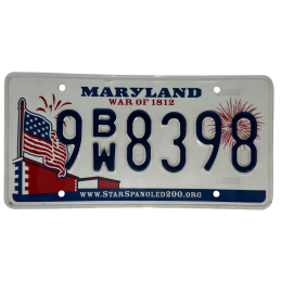 Placă de înmatriculare Maryland