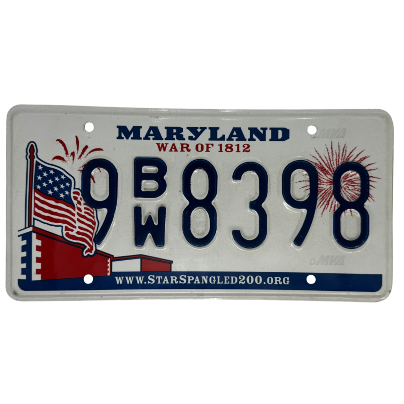 Placă de înmatriculare Maryland