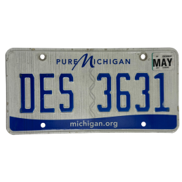 Placă de înmatriculare Michigan
