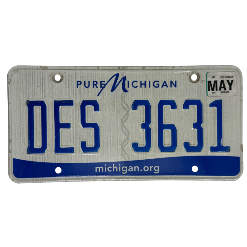 Placă de înmatriculare Michigan
