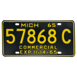 Placă de înmatriculare Michigan