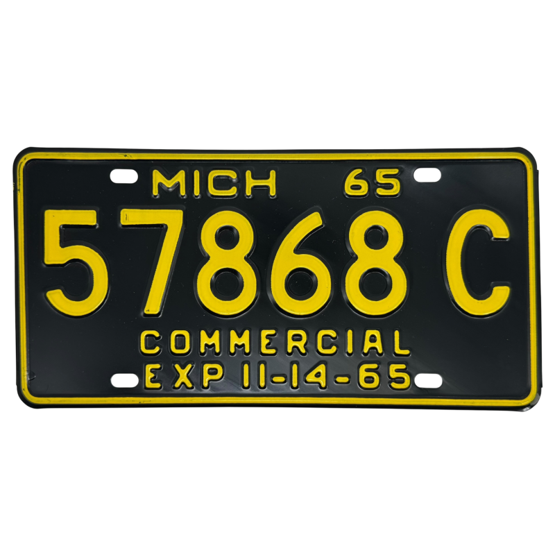 Placă de înmatriculare Michigan