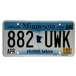 Placă de înmatriculare Minnesota