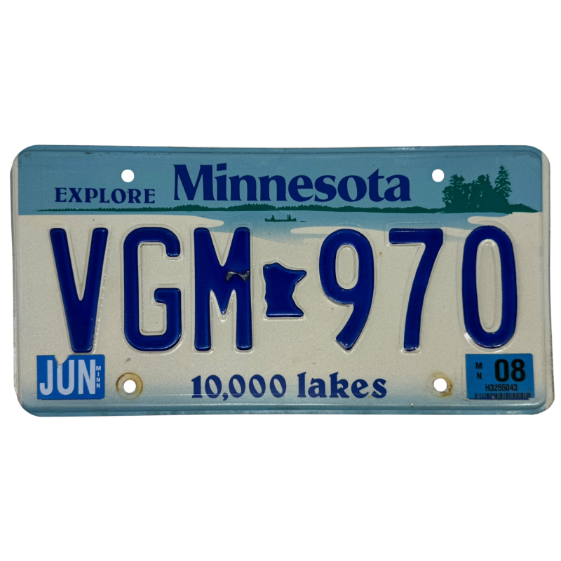 Placă de înmatriculare Minnesota