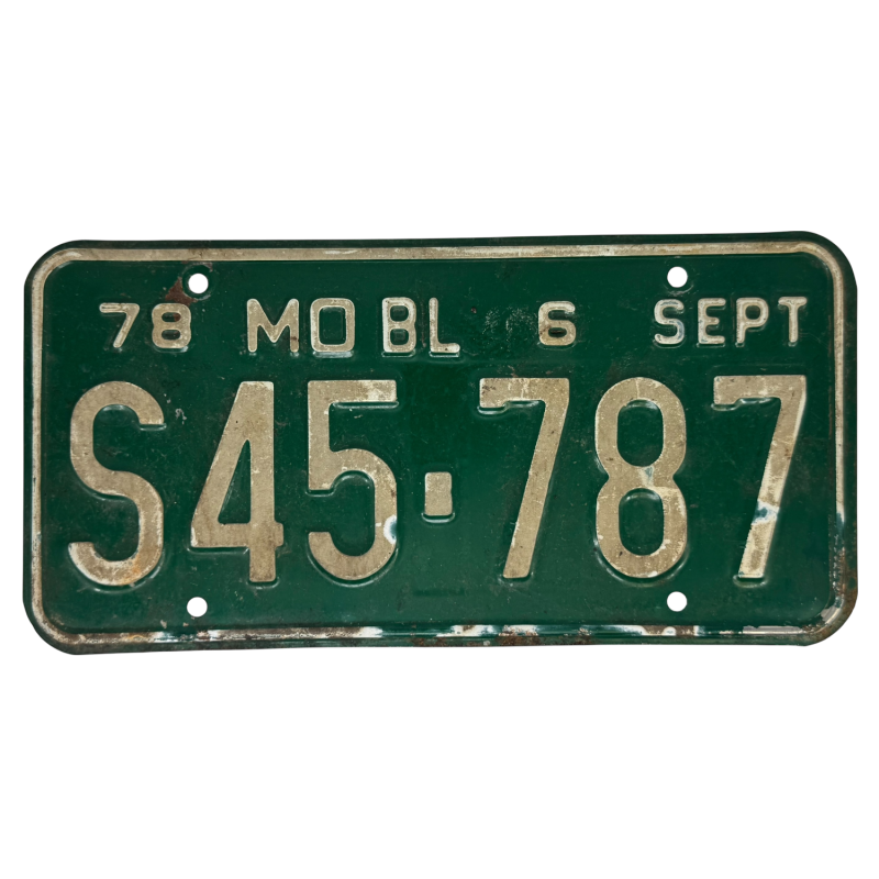 Placă de înmatriculare Missouri