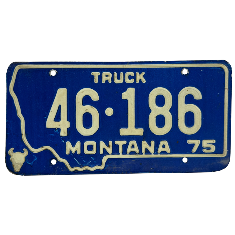 Placă de înmatriculare Montana