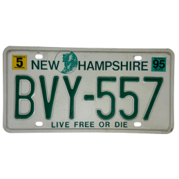 Placă de înmatriculare New Hampshire