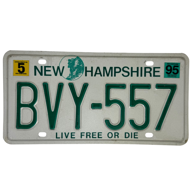 Placă de înmatriculare New Hampshire