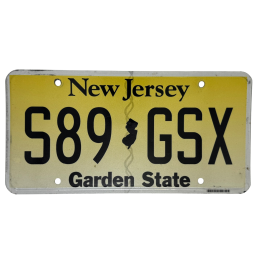 Placă de înmatriculare New Jersey