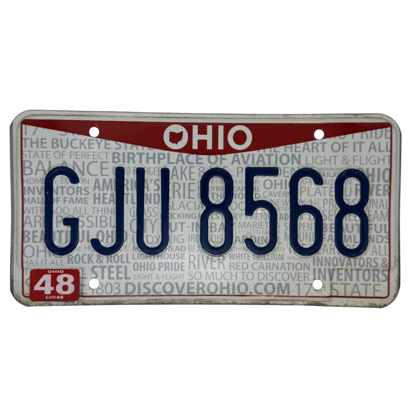 Placă de înmatriculare din Ohio
