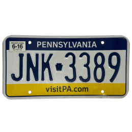 Placă de înmatriculare din Pennsylvania