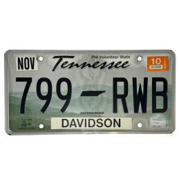 Placă de înmatriculare Tennessee