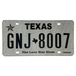 Placă de înmatriculare Texas