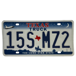 Placă de înmatriculare Texas