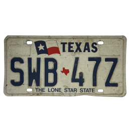 Placă de înmatriculare Texas